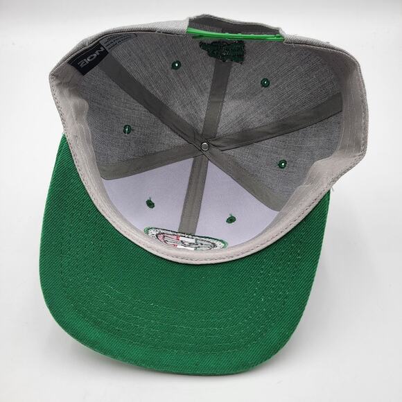 Hecho En Mexico Hat Cap Snap Back Gray Green Embroidered Patch Zion Mens Mexican - Picture 7 of 7